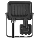 Emos ZS2314B LED reflektor mozgásérzékelővel  10W, fekete, IP54, 1000 lm, 4000K természetes fehér GLARO