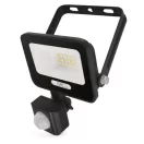 Emos ZS2314B LED reflektor mozgásérzékelővel  10W, fekete, IP54, 1000 lm, 4000K természetes fehér GLARO