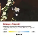 Emos ZS2314B LED reflektor mozgásérzékelővel  10W, fekete, IP54, 1000 lm, 4000K természetes fehér GLARO