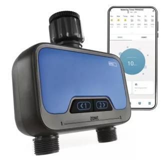   Emos PW56202 Gosmart öntözés időzítő 2 kimenetes Bluetooth 5.0