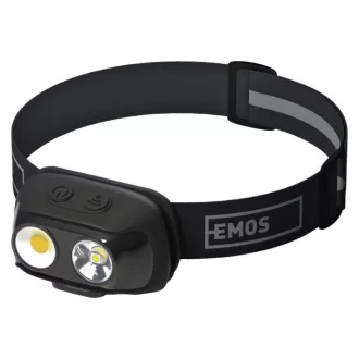   Emos P3542 COB LED Fejlámpa tölthető 500lm 130m Li-pol 1200mah