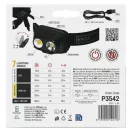 Emos P3542 COB LED Fejlámpa tölthető 500lm 130m Li-pol 1200mah