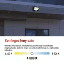 Emos Led reflektor 100W 10000lm 4000K természetes fehér IP65 fekete GLARO ZS2254B 