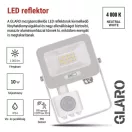 Emos ZS2314W LED reflektor mozgásérzékelővel 10W, fehér, IP54, 1000 lm, 4000K természetes fehér GLARO