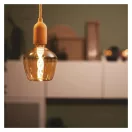 Emos Z59D01 LED izzó E27 S123 3,5W 130lm 1800K meleg fehér flame izzószál vintage 3 év garancia
