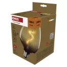 Emos Z59G01 LED izzó E27 S123 4W 150lm 1800K meleg fehér flame izzószál vintage 2 év garancia
