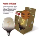 Emos Z59G01 LED izzó E27 S123 4W 150lm 1800K meleg fehér flame izzószál vintage 2 év garancia