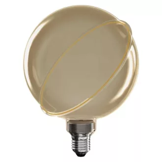   Emos Z5CS11 LED izzó E27 G130SRA 4W 220lm 1800K meleg fehér flame izzószál vintage 2 év garancia