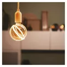 Emos Z5CS11 LED izzó E27 G130SRA 4W 220lm 1800K meleg fehér flame izzószál vintage 2 év garancia