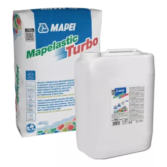   MAPEI Mapelastic Turbo 20kg 16kg kétkomponensű gyorskötő rugalmas vízszigetelő cementkötésű habarcs