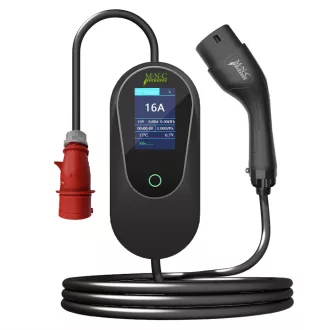   Elektromos autó töltőállomás táskával - EVSE Type2 - 5 m - max. 11 kW - 3 x 16A - 400V A MNC 54933