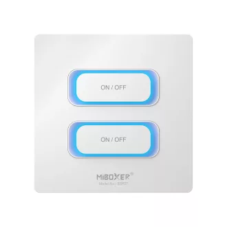 MiBoxer ESR2TW dupla panel távirányító fehér 2.4G