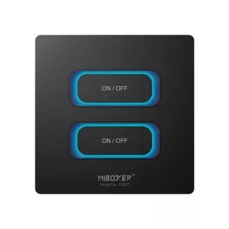 MiBoxer ESR2TB dupla panel távirányító fekete 2.4G