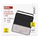 EMOS ZG121S LED SOLAR reflektor hordozható SOLO, PIR, 1000lm IP54 természetes fehér