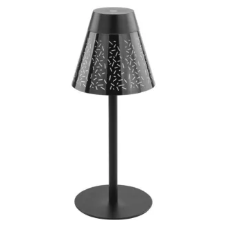 EMOS Z7634 Grace LED asztali lámpa, újratölthető, fekete