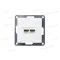 NeoCross fehér CAT 5e 2XRJ45 dupla adatátviteli csatlakozó