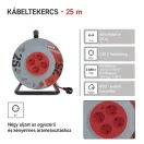 Emos P09225M KÁBELDOB 4ALJZAT 25M 2,5MM PVC S