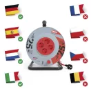 Emos P09225M KÁBELDOB 4ALJZAT 25M 2,5MM PVC S