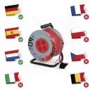 Emos P09240 KÁBELDOB 4ALJZAT 40M 1,5MM PVC S