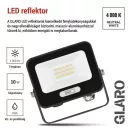 EMOS ZS2214B LED reflektor GLARO 10W, fekete, IP65, 1000 lm, természetes fehér