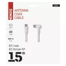 Emos S31510 ANTENNA KOAX KÁBEL 90° 15M