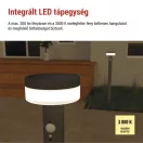 EMOS ZGJ0F4S LED napelemes kerti oszloplámpa TERION szürkületérzékelővel, 12,5 x 12,5 x 80 cm