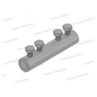   XBS MGCS-01-FeZn Leválasztókapocs 8-10mm köracélhoz Tűzihorganyzott rozsdamentes csavarokkal