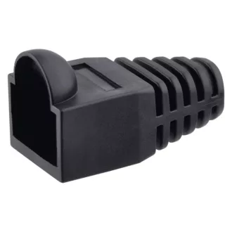 EMOS K0141 RJ45 csatlakozó védőkupak fekete 20db/csomag