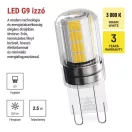 Emos ZQ9D12 #LED CLS JC 2,5W(32W) 350lm G9 WW