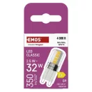 Emos ZQ9D13 #LED CLS JC 2,5W(32W) 350lm G9 NW