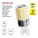 Emos ZQ9E22 #LED CLS JC 4,2W(40W) 470lm G9 WW