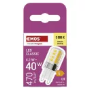 Emos ZQ9E22 #LED CLS JC 4,2W(40W) 470lm G9 WW