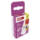 Emos ZQ9E22.2 #LED CLS JC 4,2W(40W) 470lm G9 WW 2PC