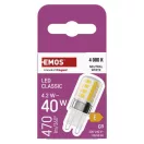 Emos ZQ9E23 #LED CLS JC 4,2W(40W) 470lm G9 NW
