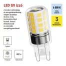 Emos ZQ9E24 #LED CLS JC 4,2W(40W) 470lm G9 CW