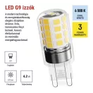 Emos ZQ9E24.2 #LED CLS JC 4,2W(40W) 470lm G9 CW 2PC