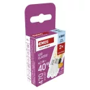 Emos ZQ9E24.2 #LED CLS JC 4,2W(40W) 470lm G9 CW 2PC