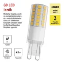 Emos ZQ9D32 LED CLASSIC JC 4,3W(48W) 600LM G9 WW