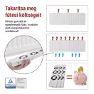 EMOS P56PR3 Radiátor fűtéserősítő ventilátor szett - TRIO, fehér