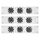 EMOS P56PR3 Radiátor fűtéserősítő ventilátor szett - TRIO, fehér