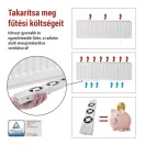 EMOS P56EXT1 Radiátor fűtéserősítő ventilátor - KIEGÉSZÍTŐ egység, fehér