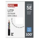 EMOS S9142 UTP kábel CAT 5E , outdoor, 100m