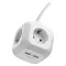 Emos P04219GU ELOSZTÓ 4 ALJZAT +2×USB A 1.9m 1.5mm 16A FEHÉR SCH