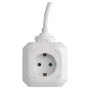 Emos P04219GU ELOSZTÓ 4 ALJZAT +2×USB A 1.9m 1.5mm 16A FEHÉR SCH