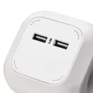 Emos P04219GU ELOSZTÓ 4 ALJZAT +2×USB A 1.9m 1.5mm 16A FEHÉR SCH
