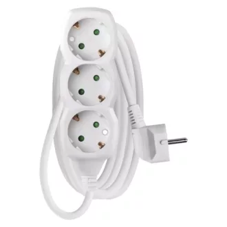 Emos P0322 ELOSZTÓ 3 ALJZAT 2m 1.0mm 16A FEHÉR SCH