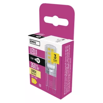 Emos ZQ9535 LED CLASSIC JC 2.5W32W 350lm G9 WW