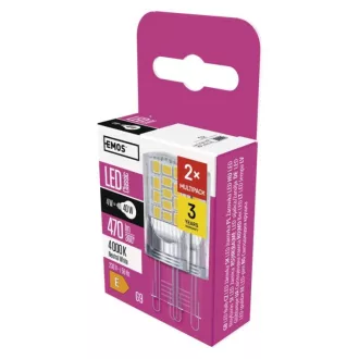 Emos ZQ9545.2 LED CLASSIC JC 4W40W 470lm G9 NW 2DB