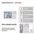 Emos P5604 TERMOSZTÁT VEZETÉKES MANUÁLIS LCD P5604