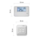 Emos P5616OT TERMOSZTÁT OpenTherm VEZETÉK NÉLK. PROGR. LCD